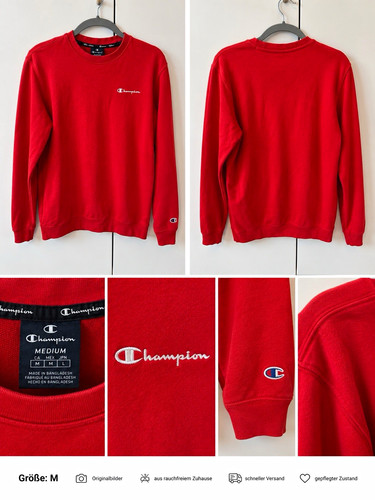 Champion herren pullover rot - herren,